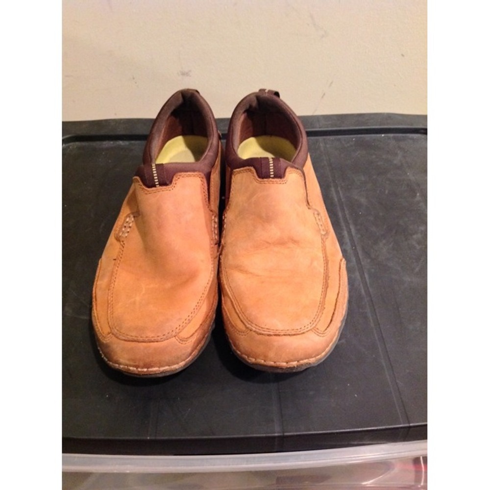 Rockport RocSports Lite Slip-On Shoes Tan Size 9.5